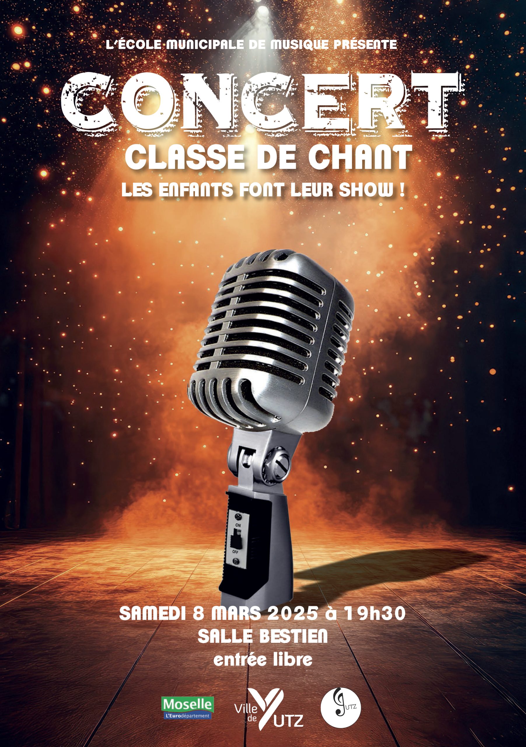Singing class concert