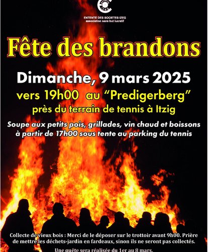 Fête des brandons in Itzig