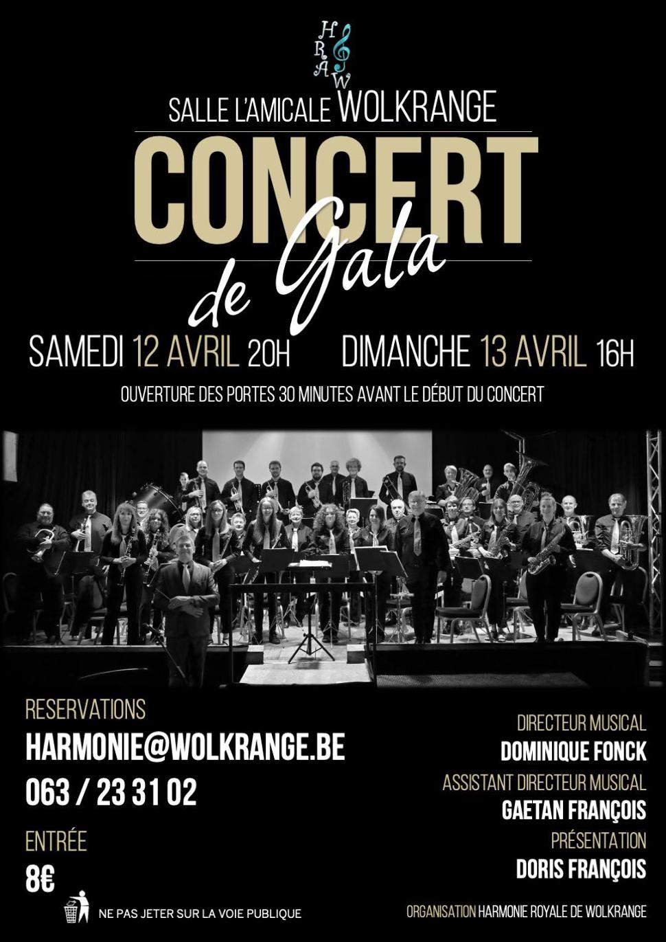 Gala Concert - Harmonie Royale l'Amicale de Wolkrange