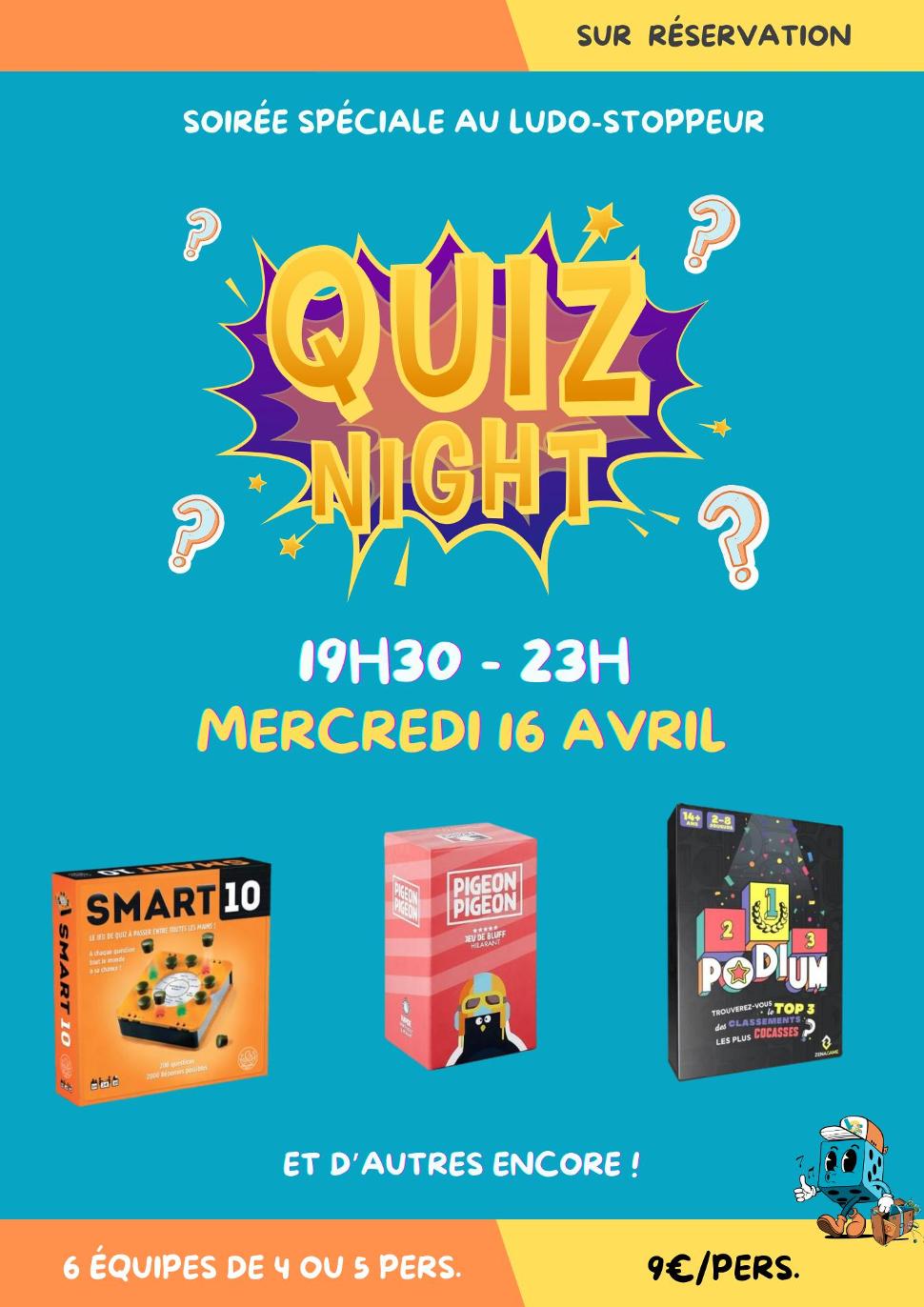Special Evening: Quiz Night