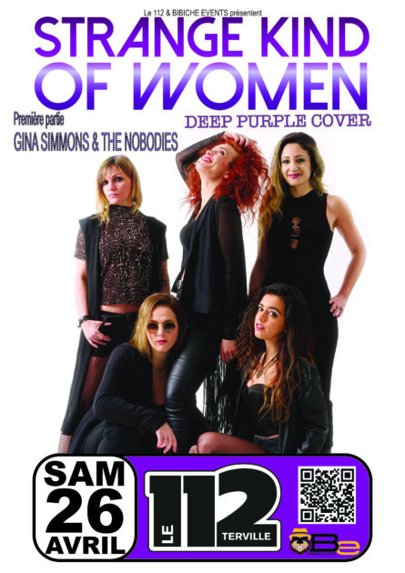 Strange Kind of Women + Gina Simmons & The Nobodies in concert at 112