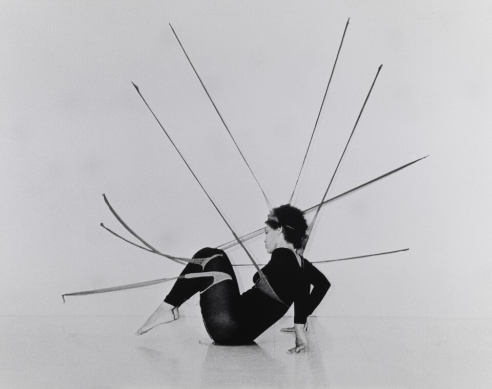 A performance in response to Senga Nengudi's R.S.V.P. Performance Piece