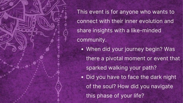 Spiritual and personal development