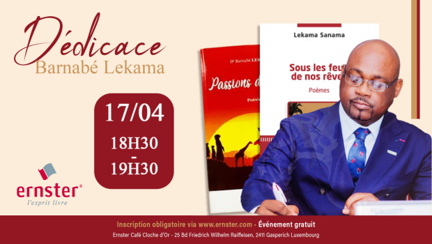 Barnabé Lekama en dédicace chez Ernster Cloche d'Or !