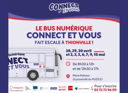 Connect et Vous - The Digital Bus arrives in Thionville!