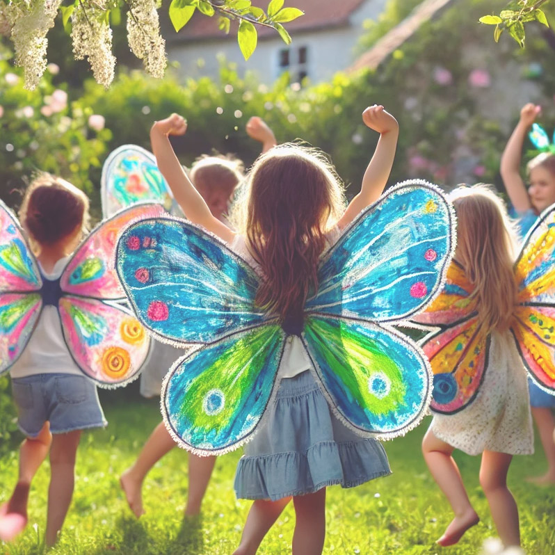 Flutter and Create: an art and movement workshop on the theme of butterfly wings