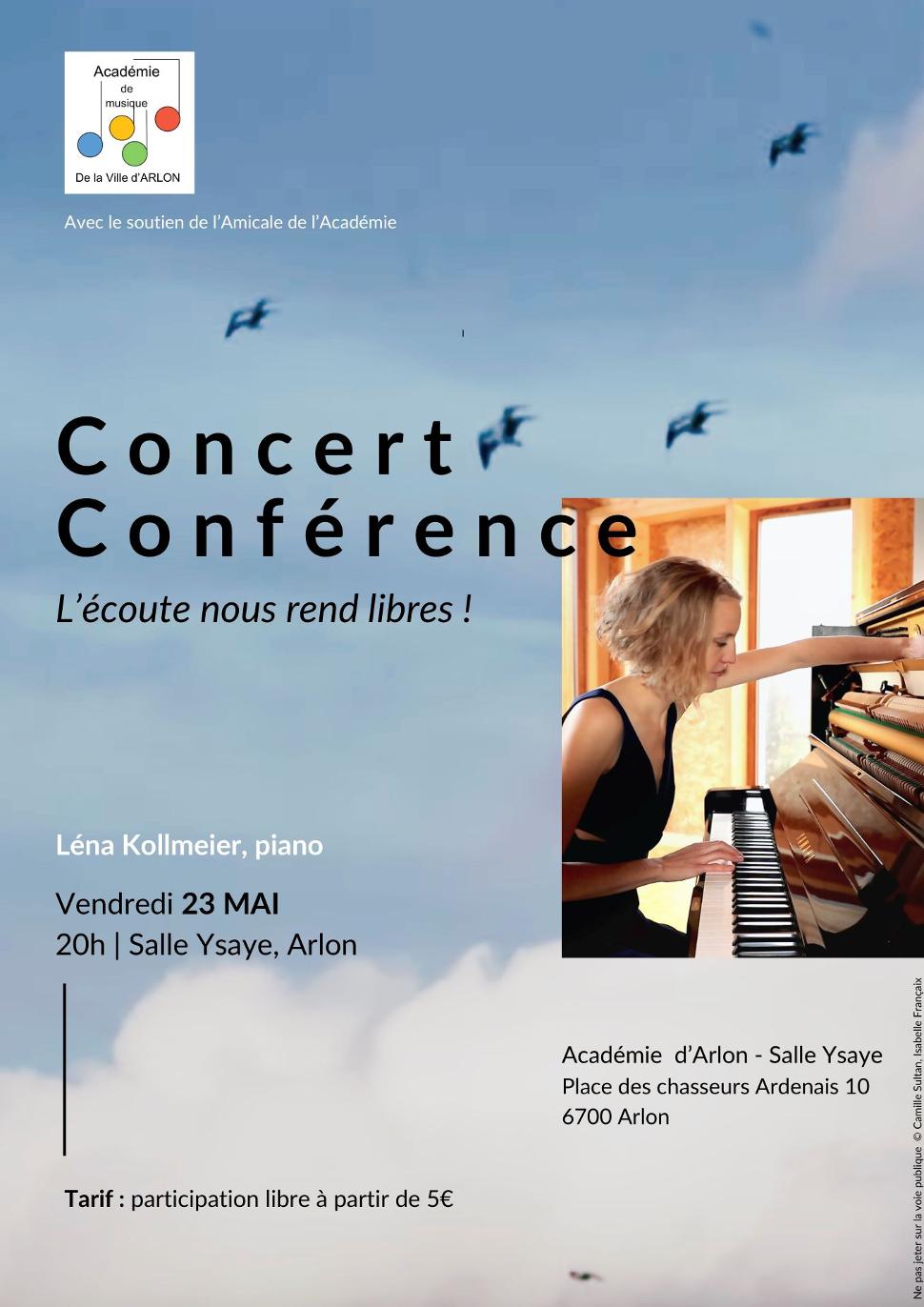 Concert et conférence: L'écoute nous rend libres !