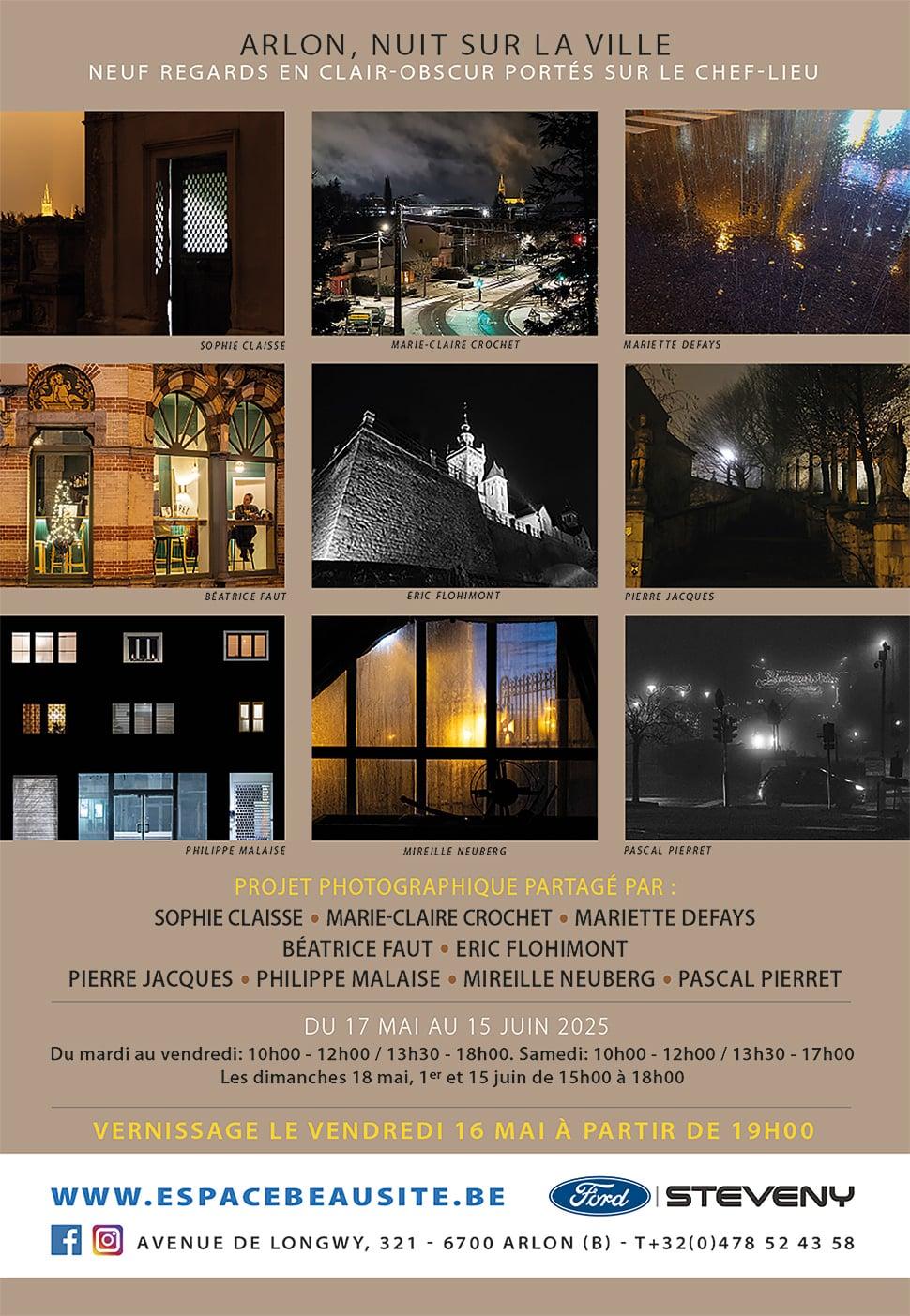 Expo : Arlon, nuit sur la ville