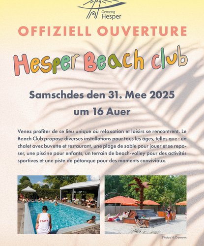 Opening of the Hesper Beach Club