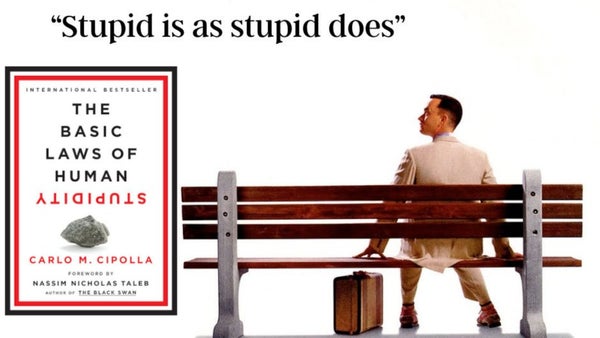 The Basic Laws of Human Stupidity (article | mini-book)
