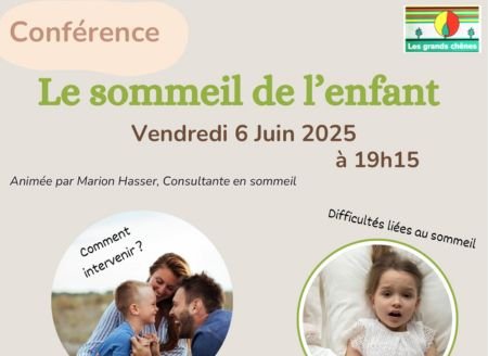 Conférence "Le sommeil de l'enfant"