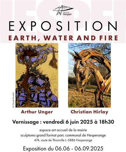 Vernissage - Exposition "Earth, Water and Fire"
