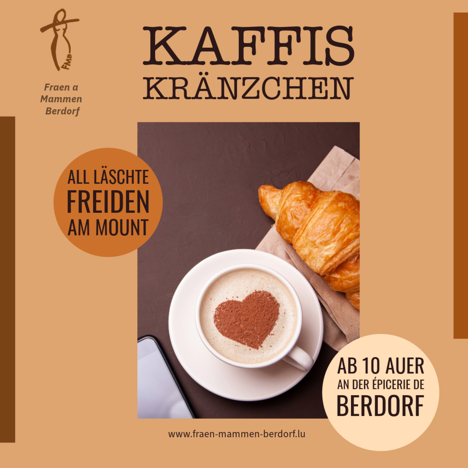 Coffee gathering for women and mothers in Berdorf