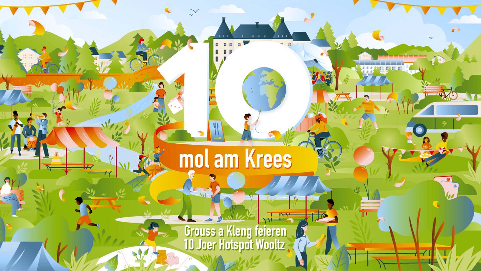 '10 Mol am Krees' - a fun day out for young and old alike
