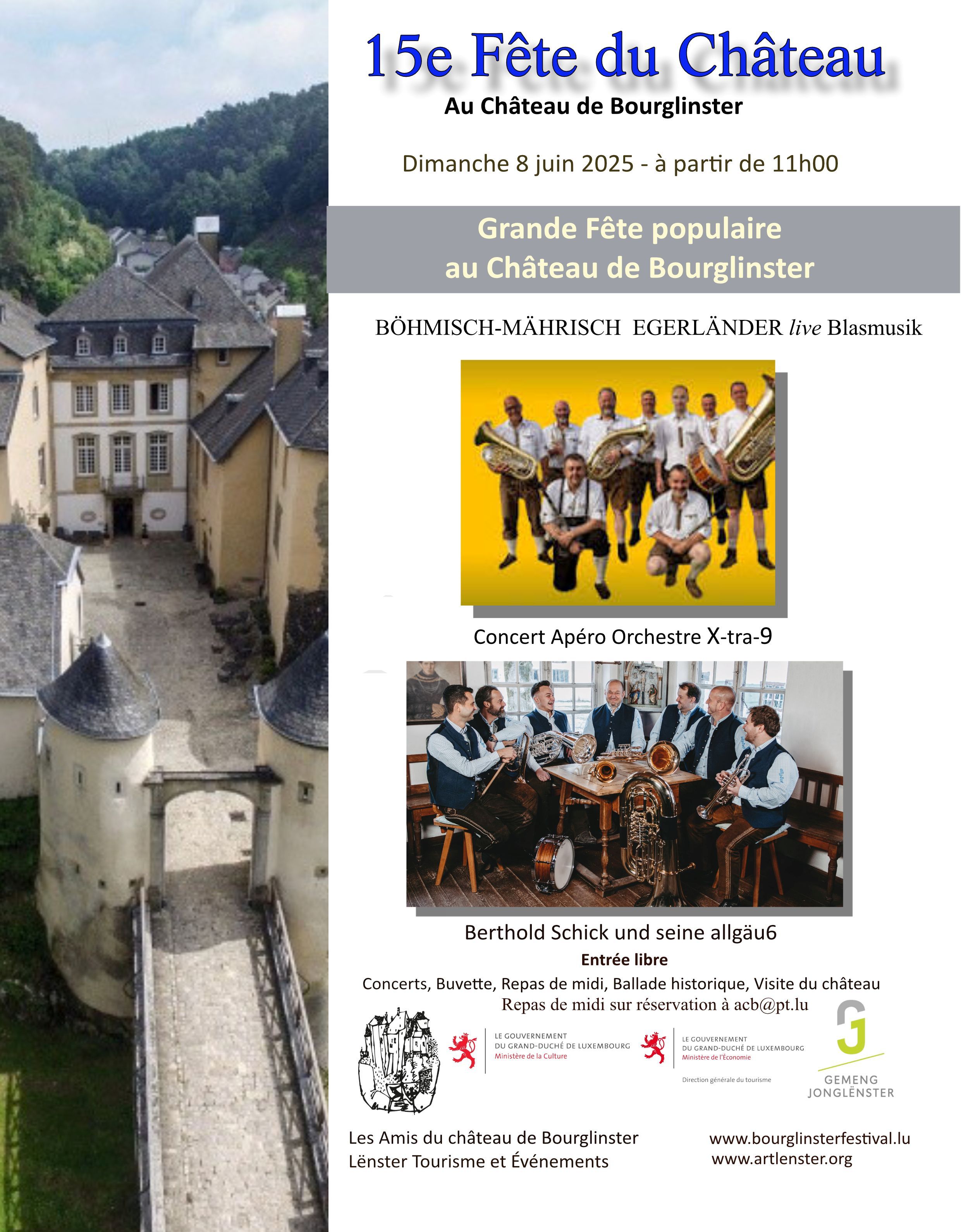 15th Castle Festival in Bourglinster