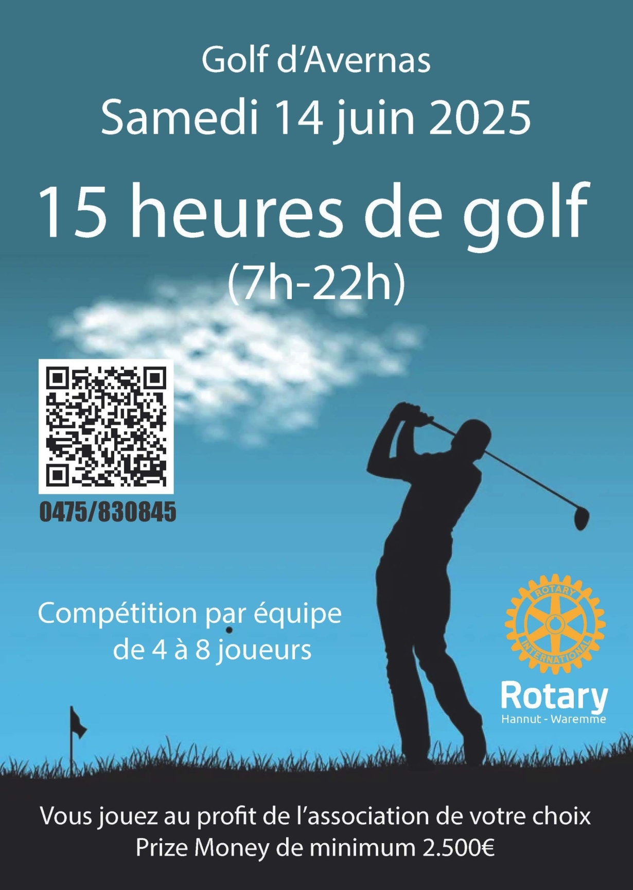 Rotary 15-hour golf competition
