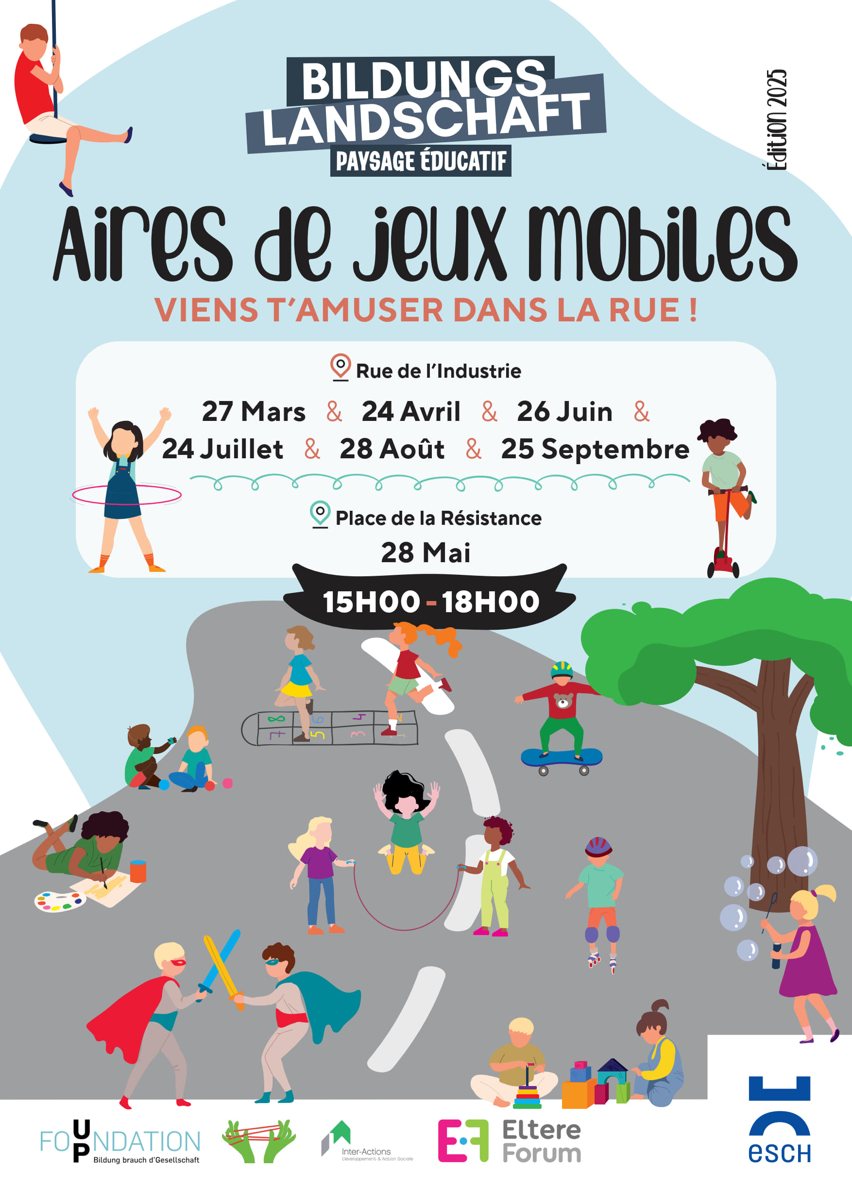 Aires de jeux mobiles