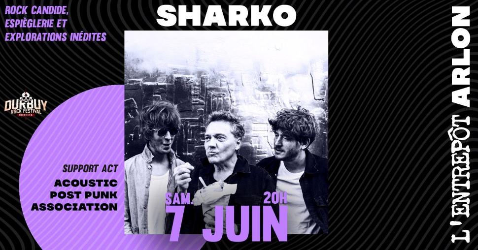 Concert: Sharko + Acoustic Post-Punk Association