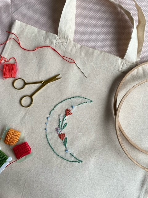 Pause musée : Brodez votre propre sac en tissu