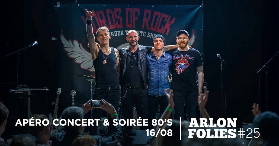 Apéro concert & soirée 80's - Arlonfolies 2025