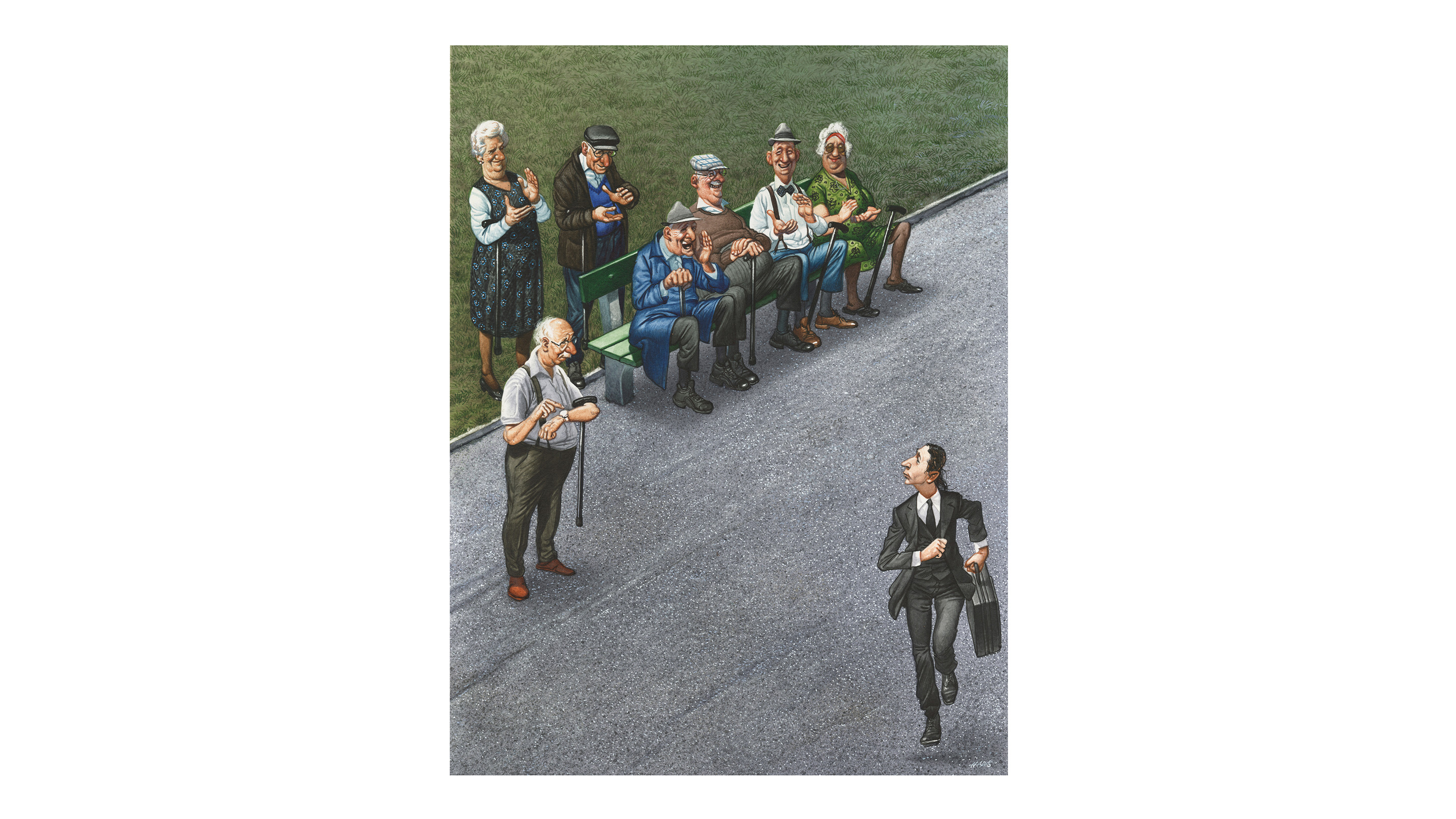 Aging in Caricatures