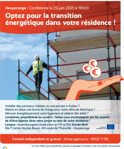 Conference: Choose Energy Transition in Your Residence