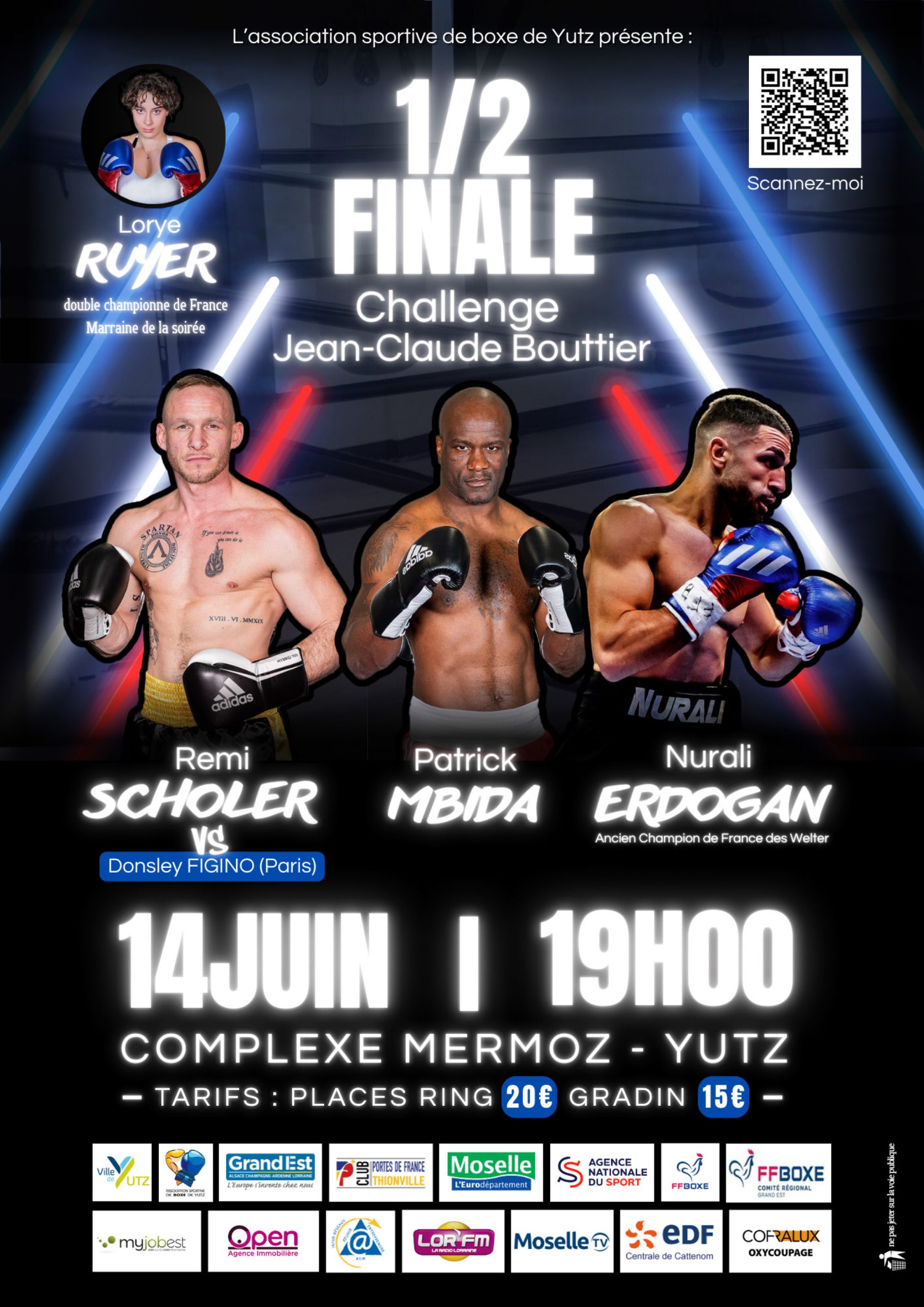 Boxe Yutz : Gala pro et amateur