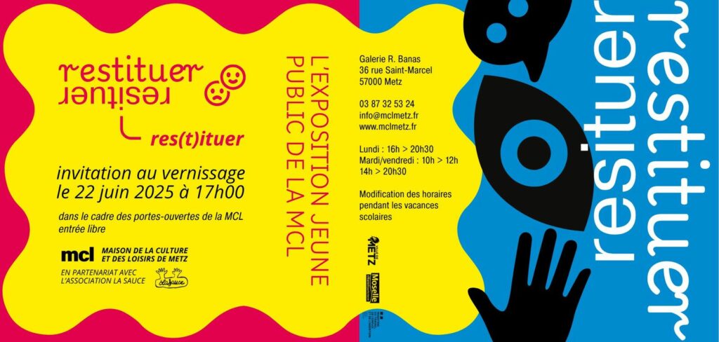 MCL Exhibition for Young Audiences « Res(t)ituer »