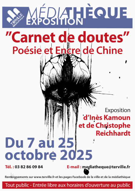 Exhibition at the Media Library of Poetry and Chinese Ink
