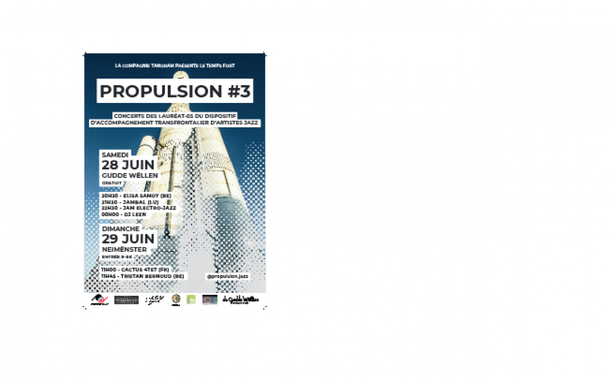 Propulsion #3 with Elisa Samoy - Jambal - Open Electro Jam + Dj Leen