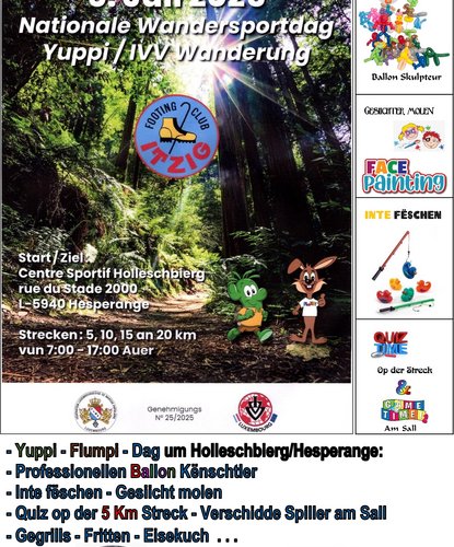 Journée nationale de marche Yuppi/IVV Wanderung
