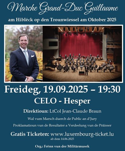 Final of the Composition Contest -Marche Grand-Duc Guillaume-