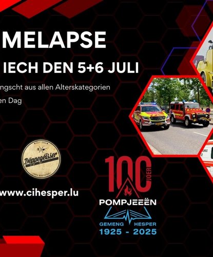 Festivités des 100 ans des pompiers de la commune de Hesperange
