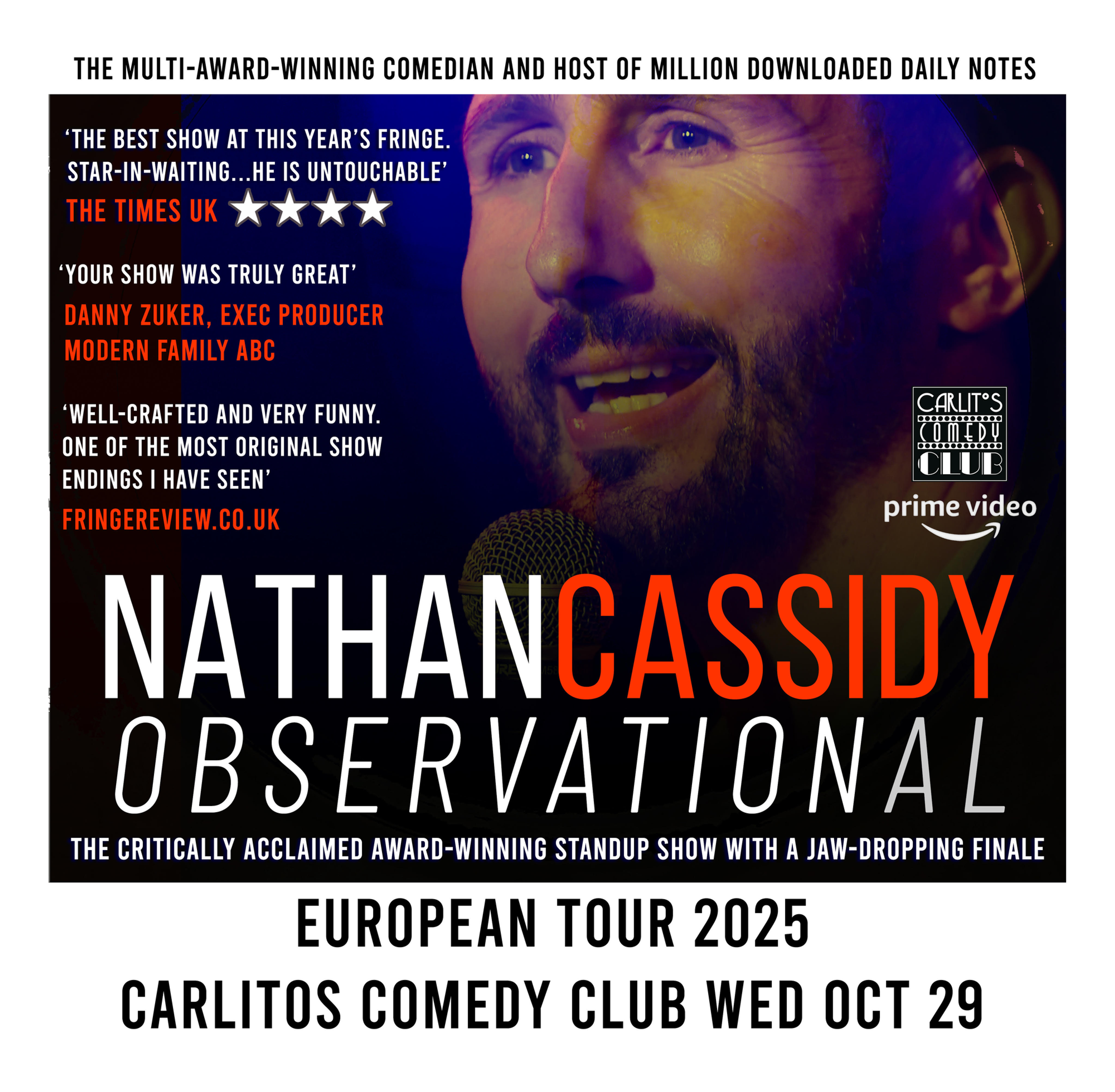 NATHAN CASSIDY - Observational - English Stand-up Comedy
