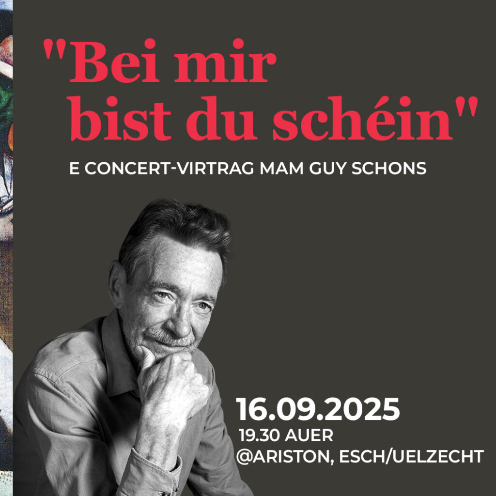 "Bei mir bist du schéin" - concert conférence