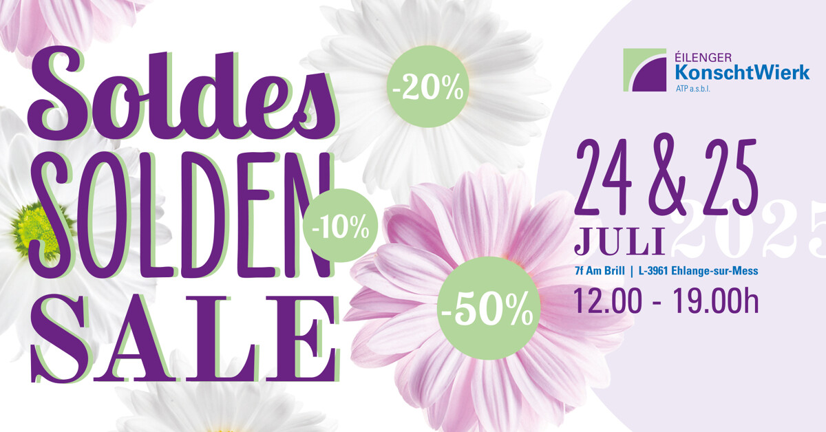 Soirées Soldes au Éilenger KonschtWierk