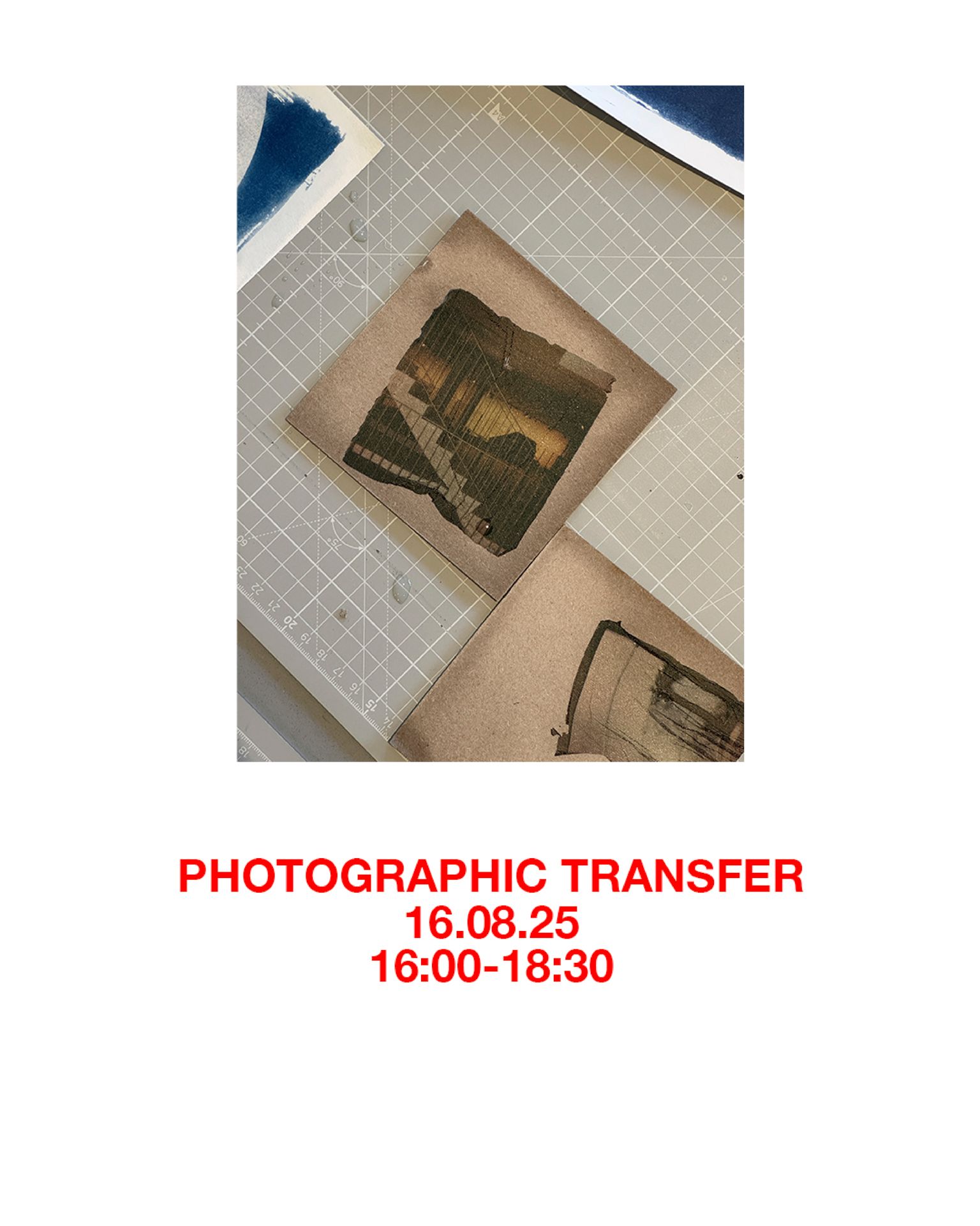Atelier: Transfert photographique