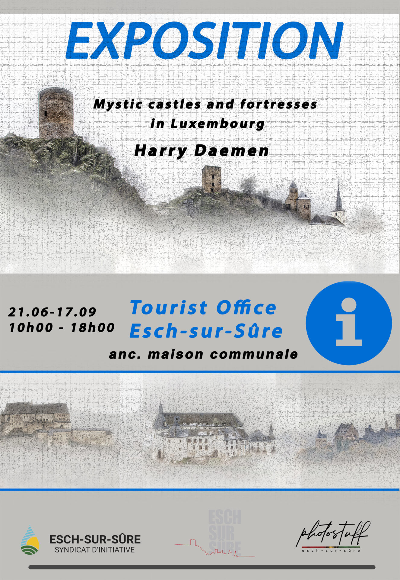 Mystic castles and fortresses in Luxembourg – Exposition