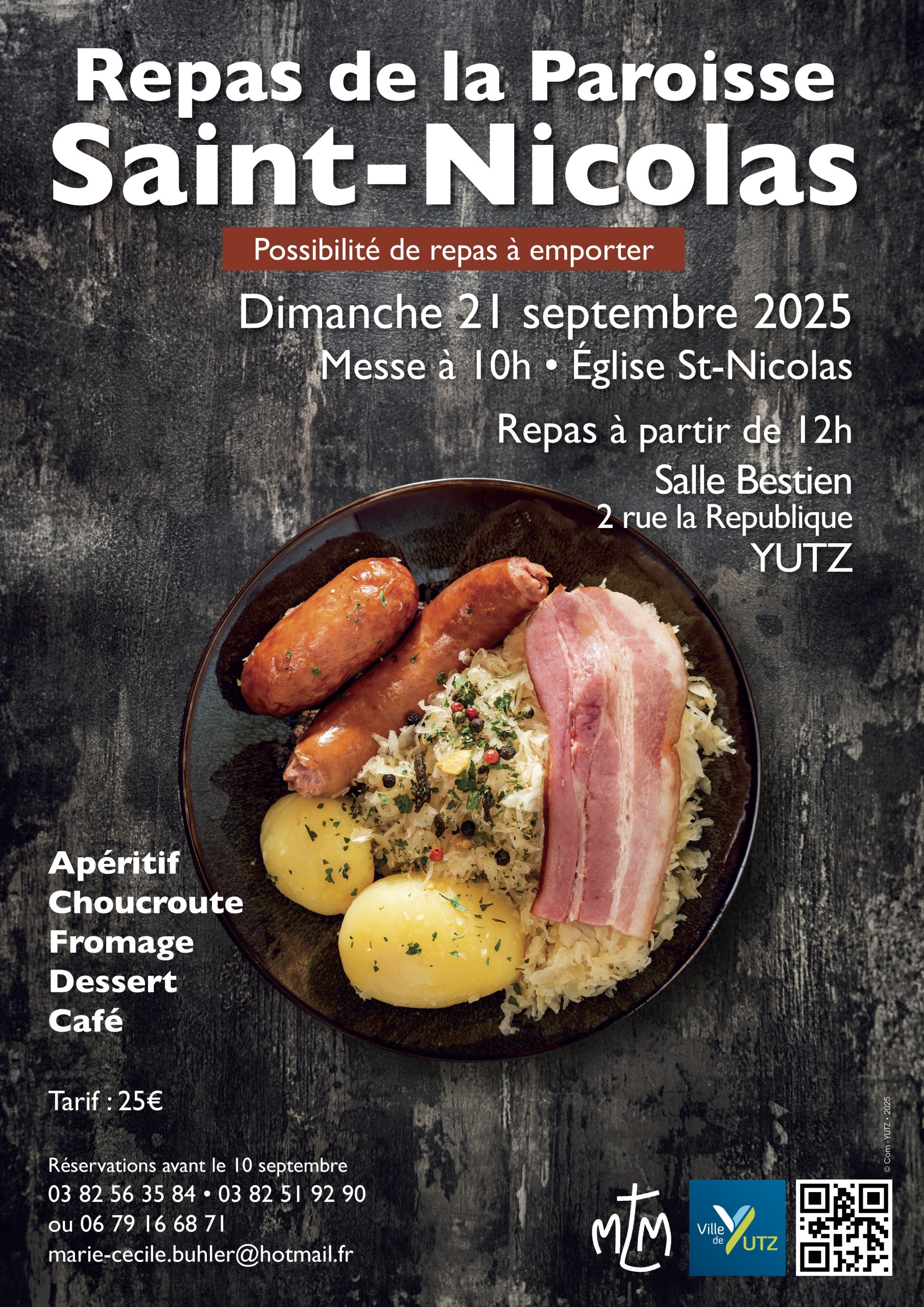 Repas de la paroisse Saint-Nicolas