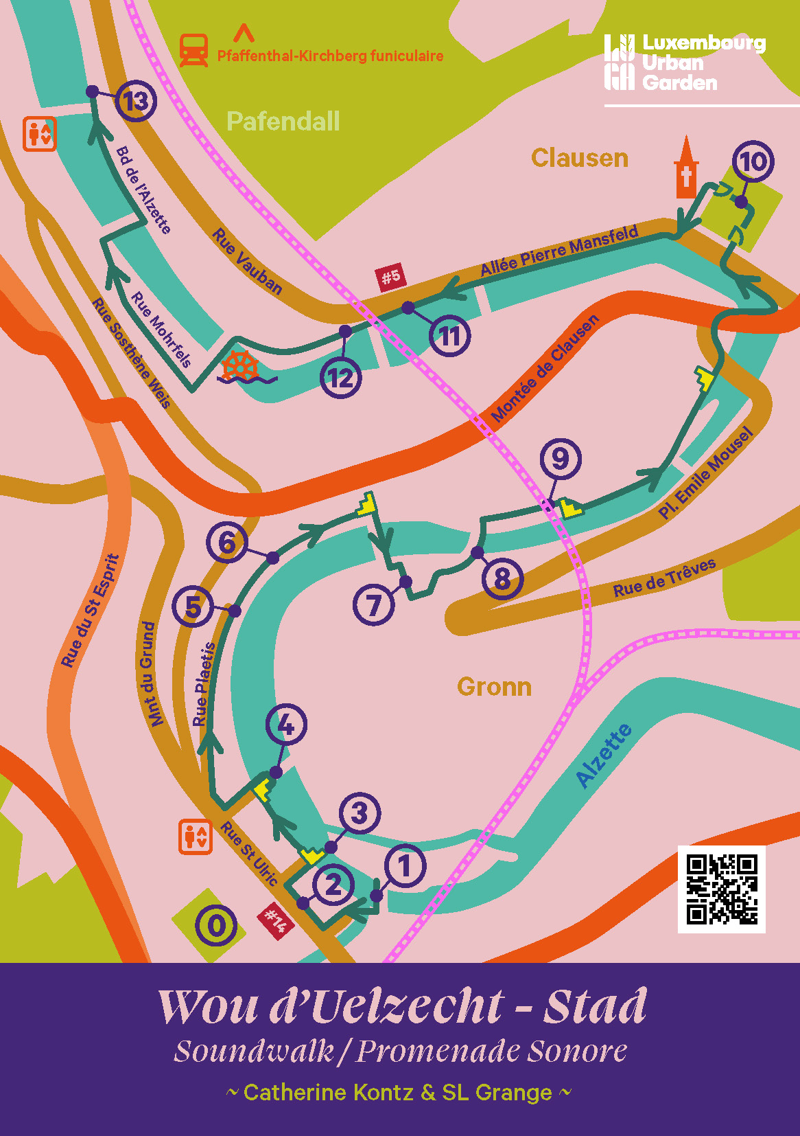 Wou d’Uelzecht – Stad Soundwalk by Catherine Kontz & SL Grange