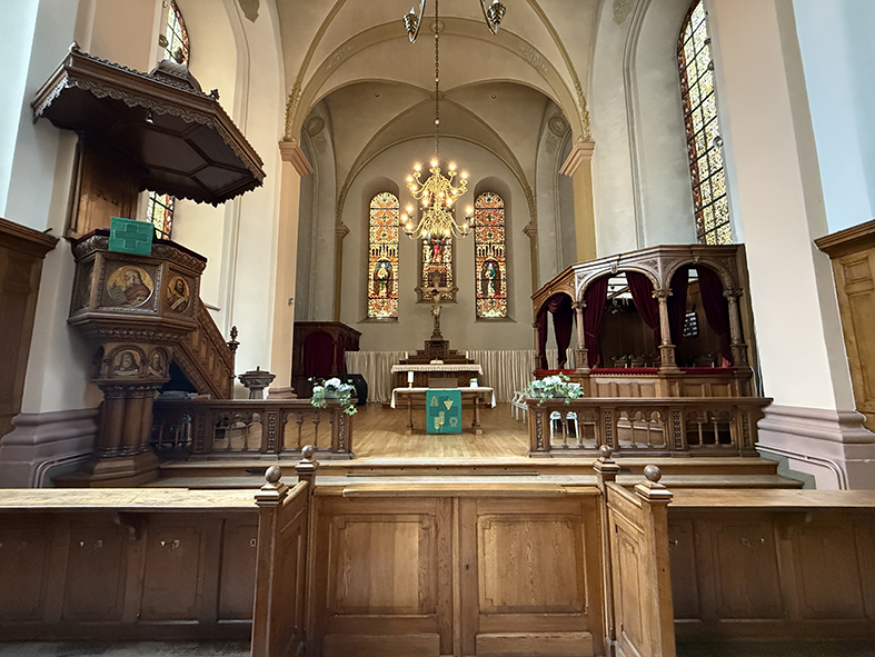 Visite guidée de l'église protestante : Des 'Jofferen' et des grands-ducs