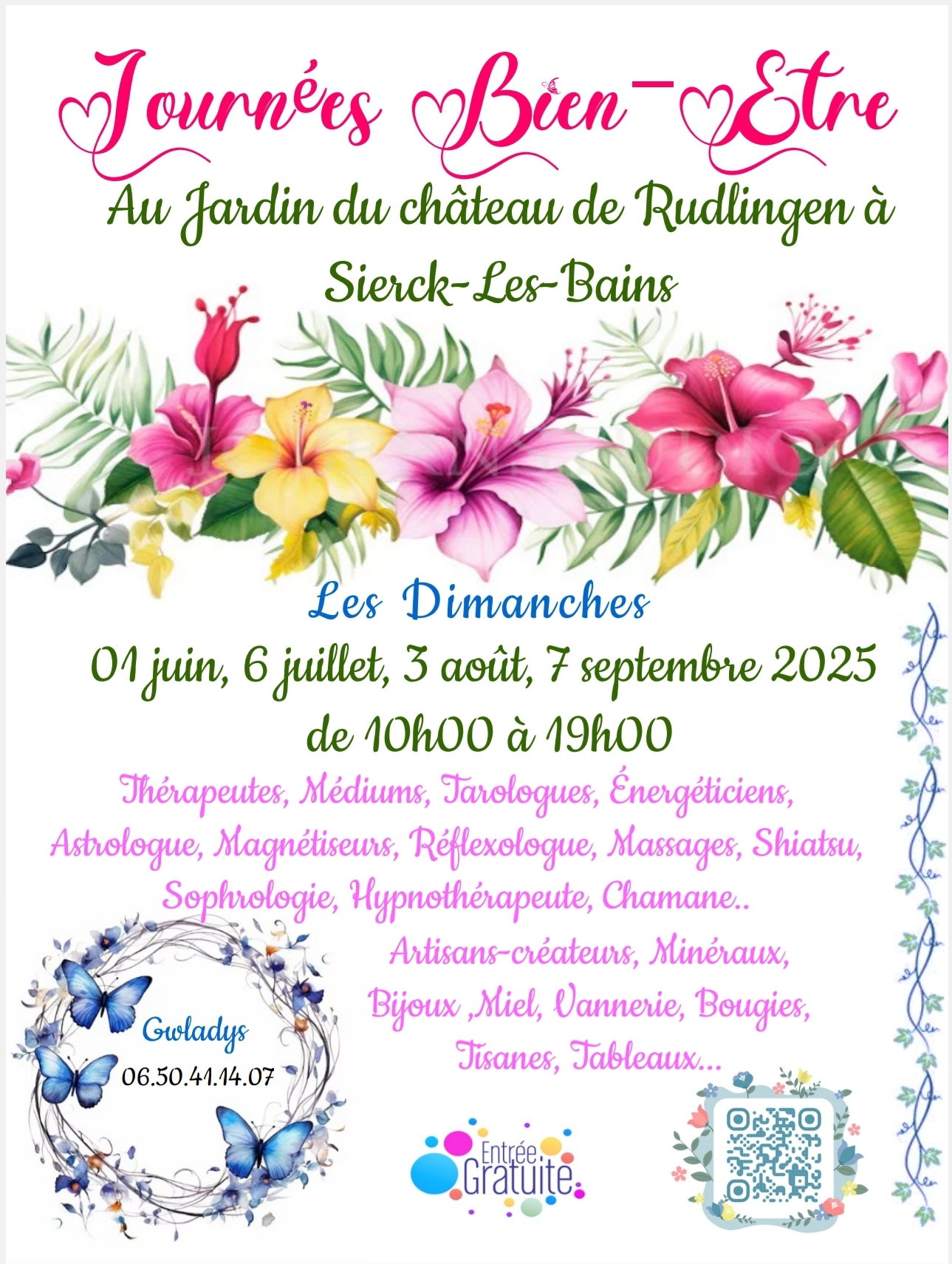Wellness day in the garden of Rudlingen Castle