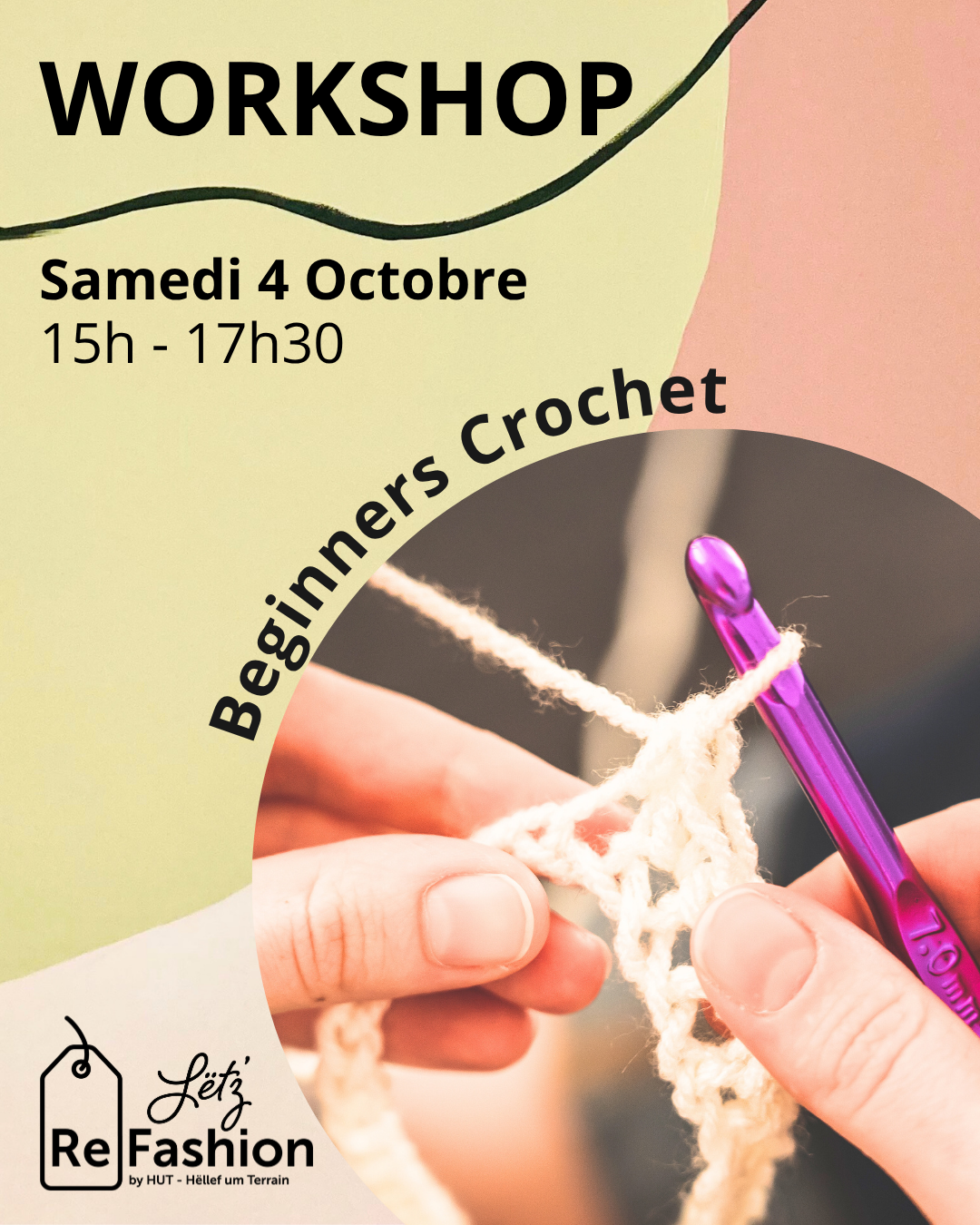 Atelier de crochet pour débutants
