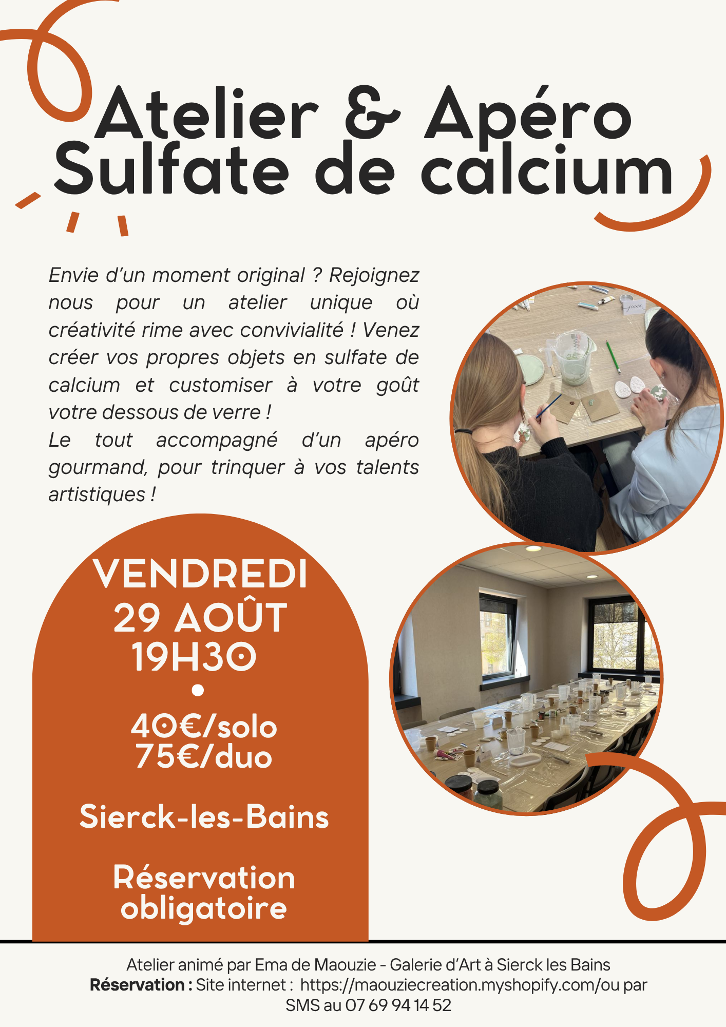Atelier et apéro de Maouzie