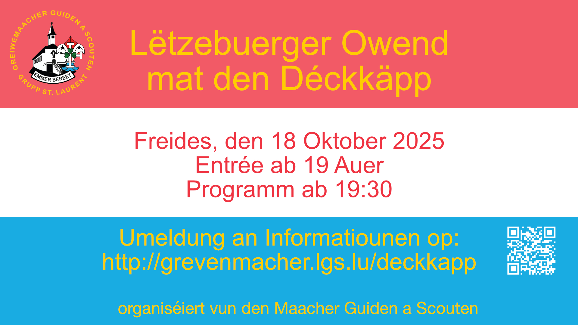 Soirée luxembourgeoise avec den Déckkäpp