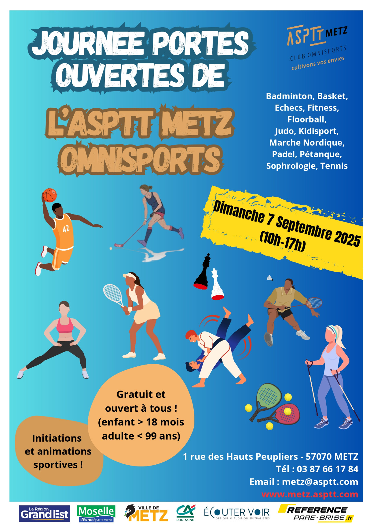 Journée Portes Ouvertes à l'ASPTT Metz Omnisports