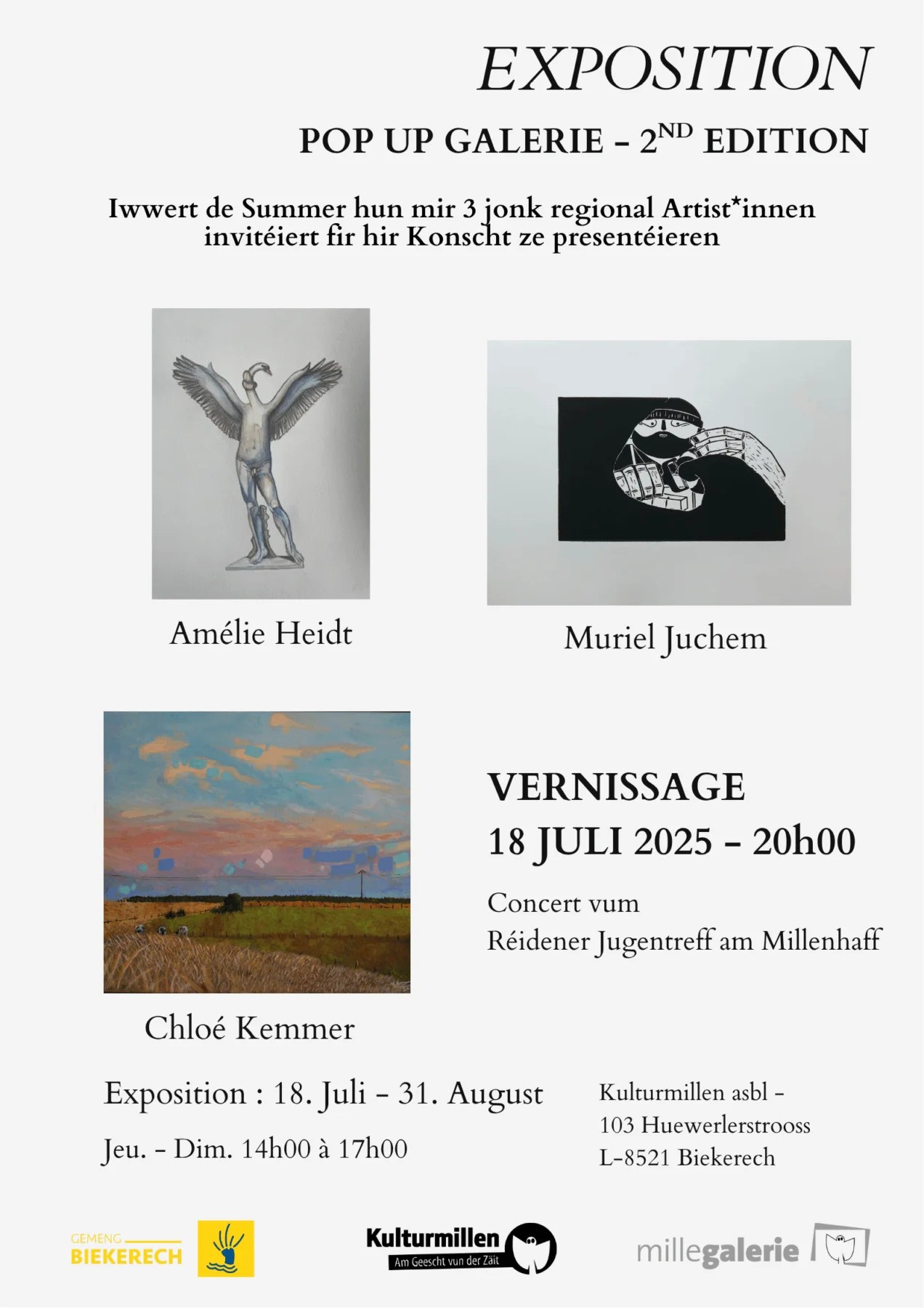 Exposition Pop Up – 2ème édition