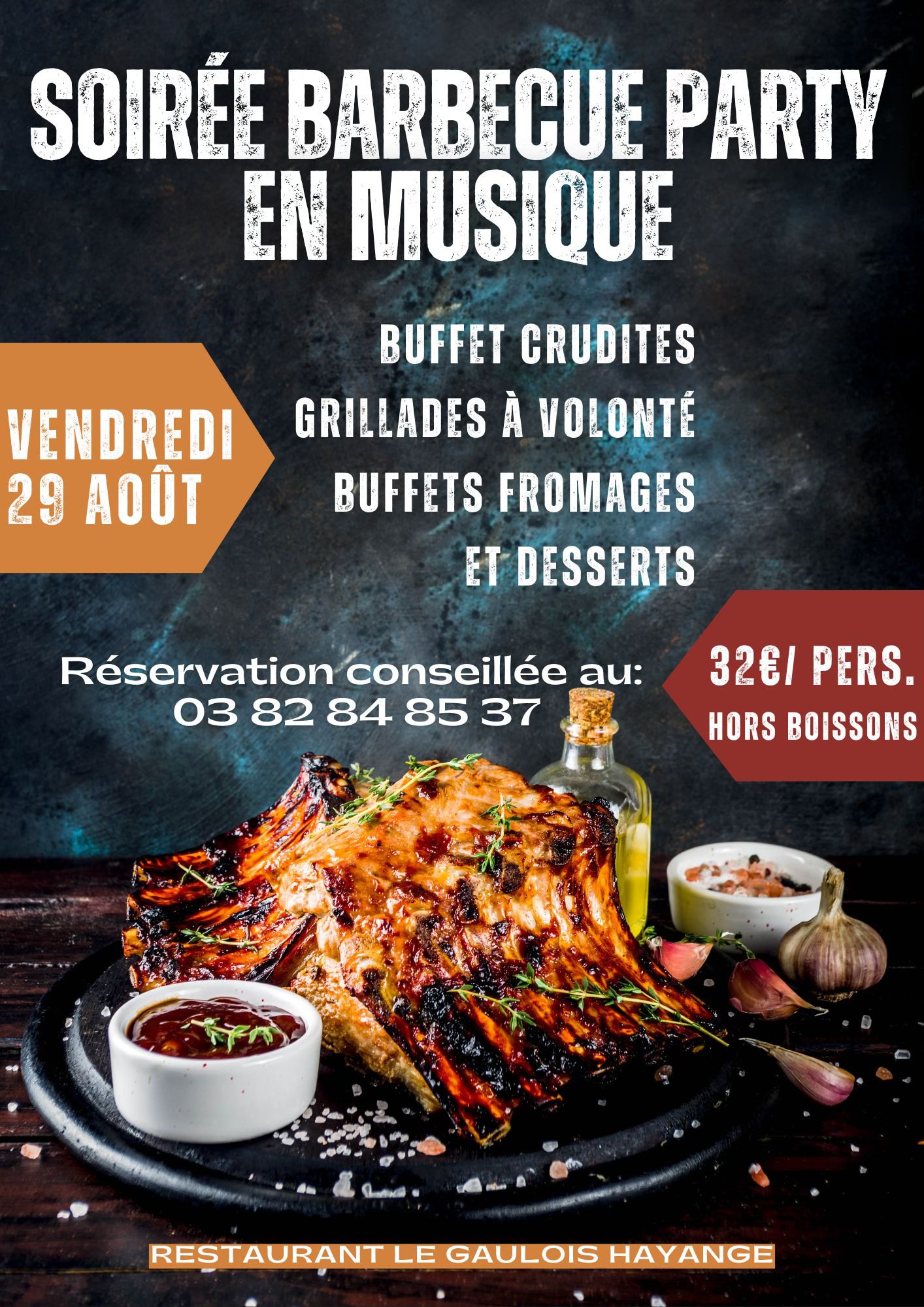 Soirée barbecue party en musique