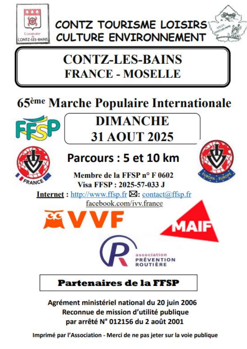 65ème Marche Populaire Internationale