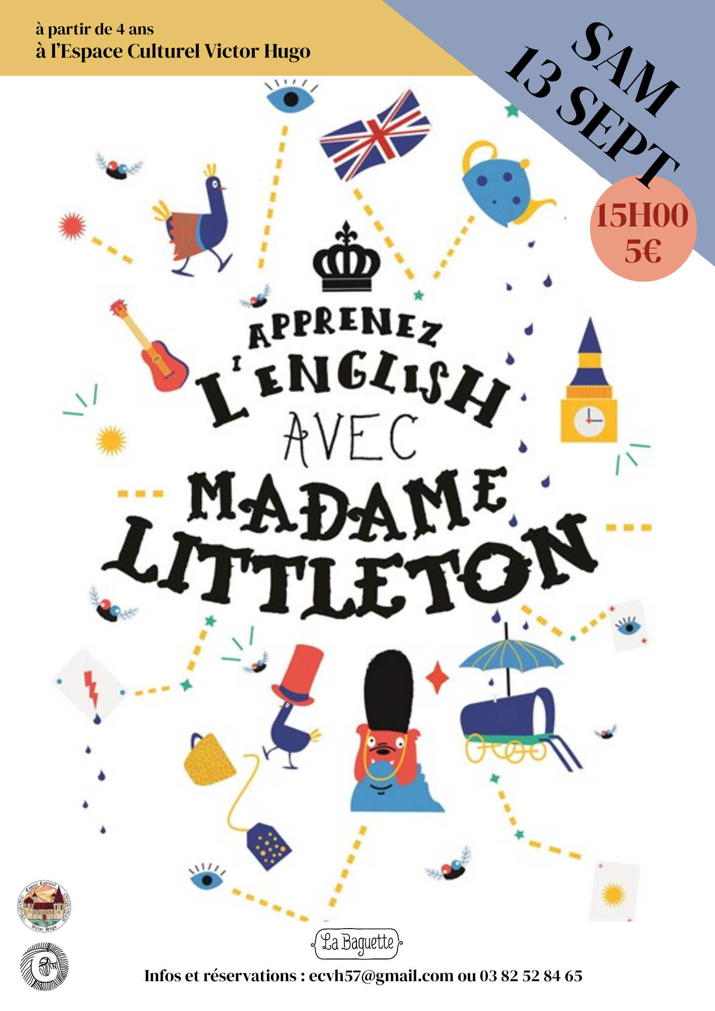 Apprenez l'English avec Madame Littleton